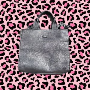 Vans silver crossbody mini purse